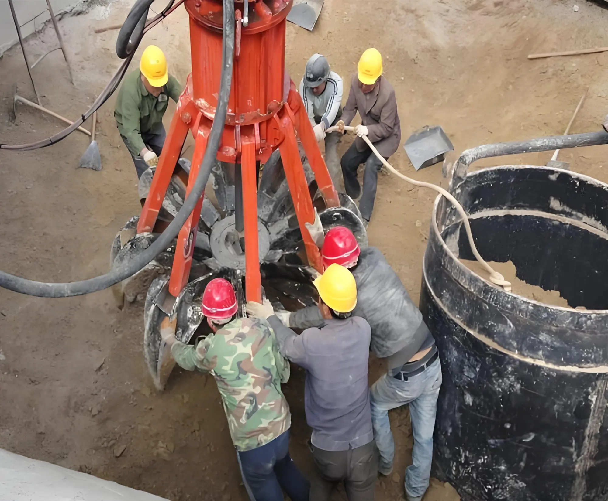 Máquina de Captación de Roca Rotatoria Central Tipo HZ-6