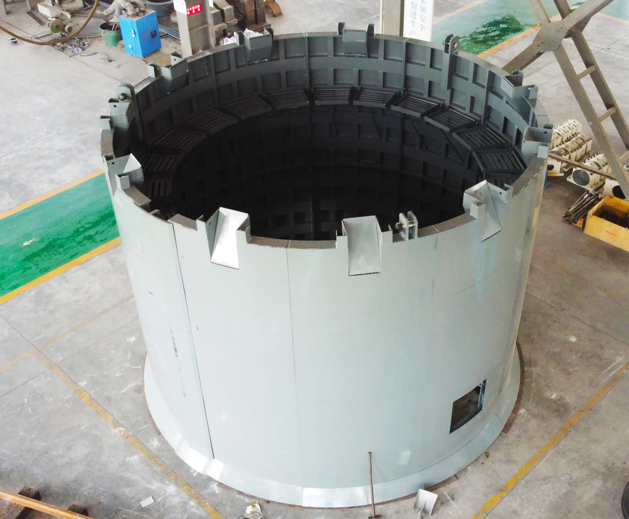 Plantilla Metálica Móvil General para Pozos Verticales