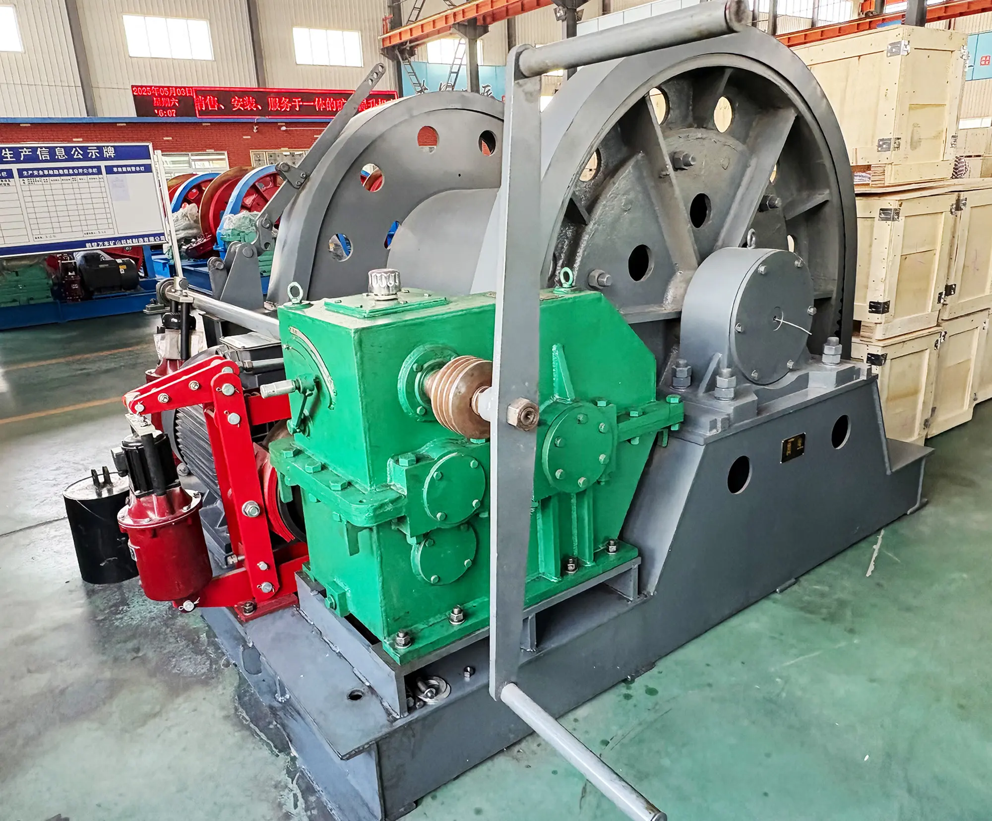 Malacate de Escalera de Seguridad JZA (Freno de Bloques)