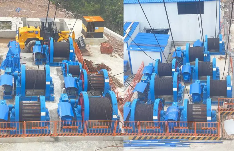 Malacate de izaje para hundimiento de pozos mineros JZ